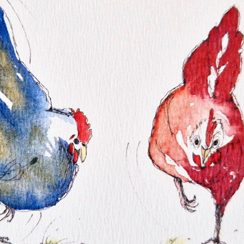 Les deux poules 3 Les deux poules – Image 3