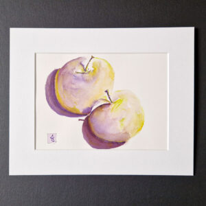 Pommes ombres et lumières