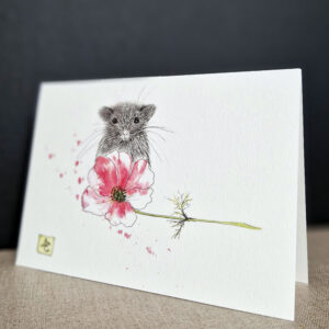 Souris à l'aquarelle